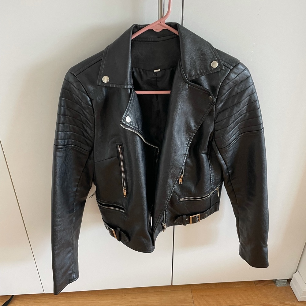 NASTY GAL LEATHER MOTO JACKET